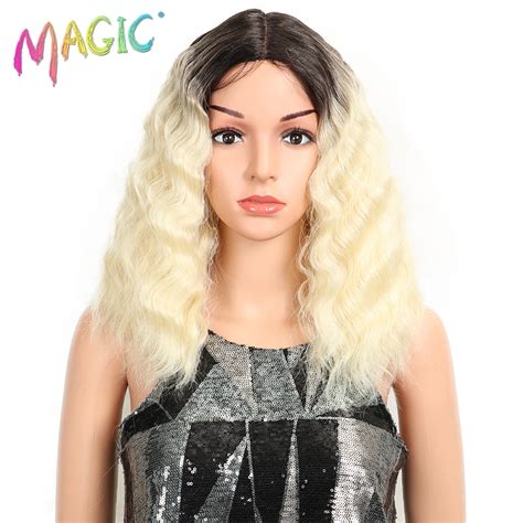 Magic Hair 16 Inch High Temperature Fiber Hair Omber 613 Wavy Hair Deep