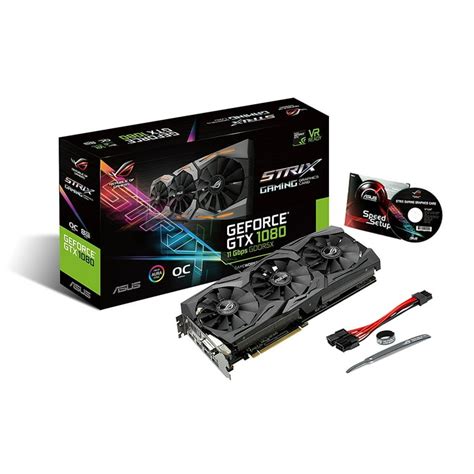 Asus Rog Strix Gtx1080 O8g 11gbps Graphics Card