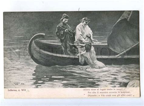 DANTE Inferno NUDE Man Boat By ZARDO Old ALTEROCCA Topics