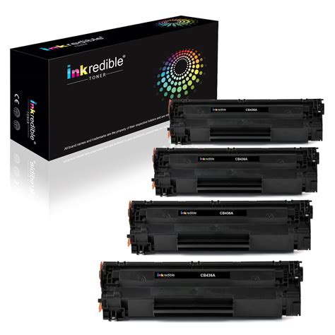 HP CB436A Compatible Toner Cartridge - 4/Pack | Inkredible Toner™