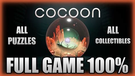 Cocoon Full Game Playthrough 100 All Puzzles Collectibles Moon