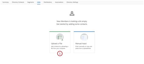 Creating Mailing Lists