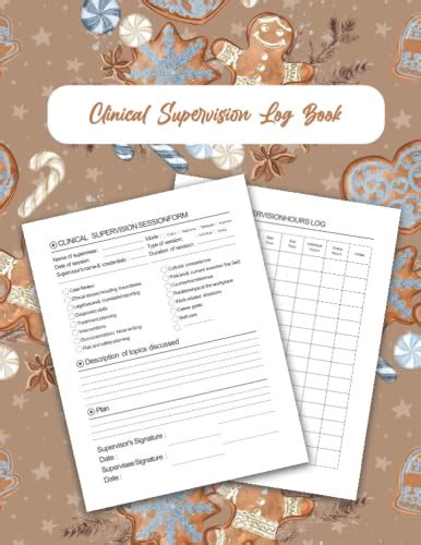 Clinical Supervision Logbook Clinical Session Form And Hours Log Book