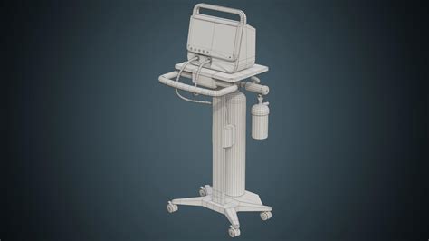 Medical Monitor 1A - 3D Model by weeray