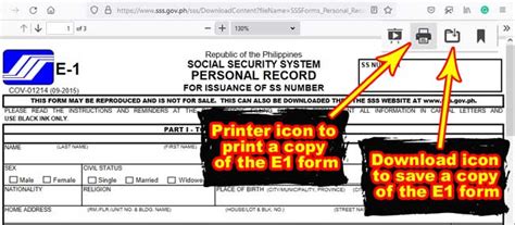 3 Steps To Get An Sss E1 Form Online