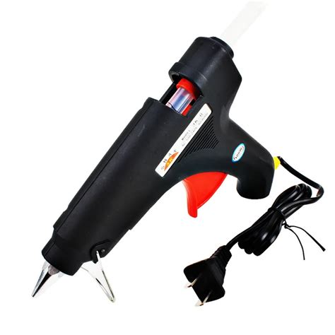 High Power 100W Standard Hot Melt Black Gun With Glue US Plug Industrial Guns Thermo Electric