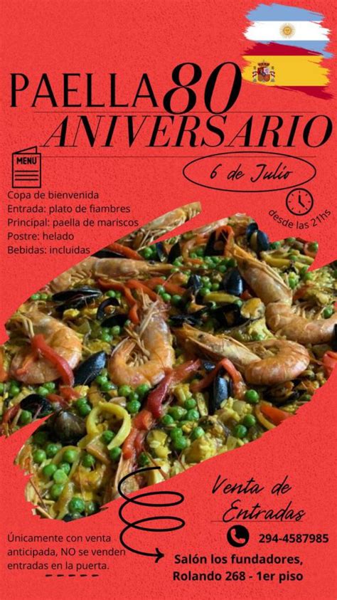 Asociacion Mutual Española GRAN PAELLA ANIVERSARIO