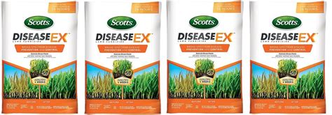 Scotts 37610 Disease Ex Lawn Fertilizer 10 Lb 4 Pack Patio Lawn And Garden