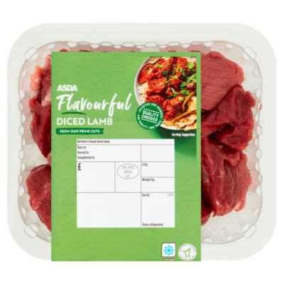 Asda Flavourful Diced Lamb Hellosupermarket