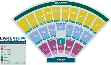 St Josephs Health Amphitheater At Lakeview Tickets Seating Chart