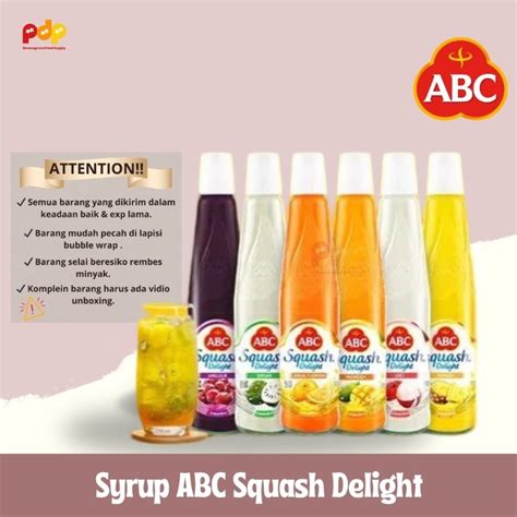 Jual Abc Squash Delight 450 Mlsyrup Abc Squash Delight 450 Ml Shopee