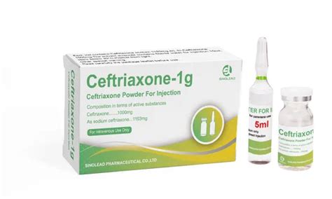 Ceftriaxone Sodium Powder Injection For Bacterial Infections Treatment