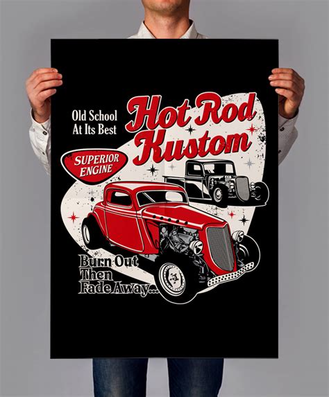 Hot Rod T Shirts Design Bundle Vector T Shirt Designs