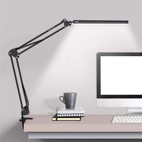 Brolaviya® Overhead Led Desk Lamp Light With Metal Arm Table Lamp Stand