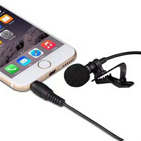 Jual Mic Clip On Youtuber Microphone Tik Tok Jack Audio 3 5mm Microfon