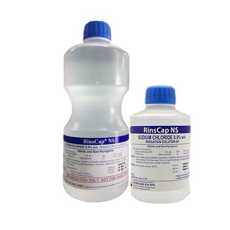 Rinscap Sodium Chloride 0 9 Irrigation Solution 1000ml 500ml Shopee Malaysia