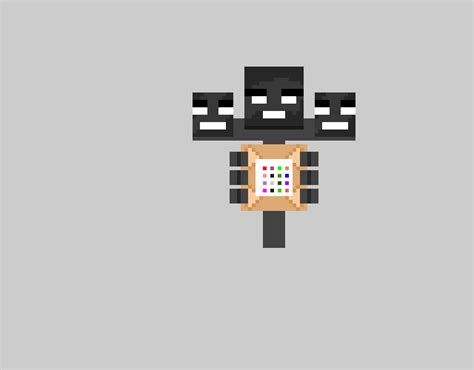 Pixel Wither Storm Stage 1 Improved Pixel Art