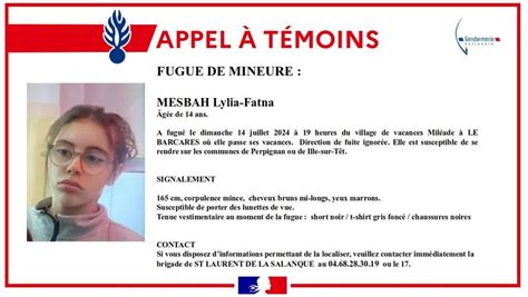 Disparition Inquiétante En Occitanie Une Adolescente De 14 Ans