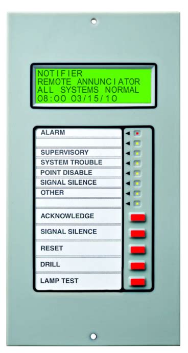 NOTIFIER LCD2-80 Fire Alarm System Terminal Mode Annunciator | Fox Valley Fire & Safety