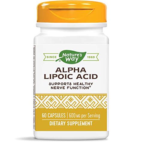 Nature S Way Alpha Lipoic Acid 60 Capsules Vitacost