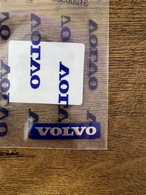 Original Volvo Steering Wheel Emblem Badge Logo New Oem Color Blue