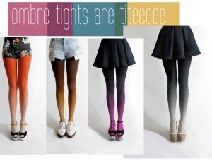 wear ombre tights ombre tights pretty outfits tights