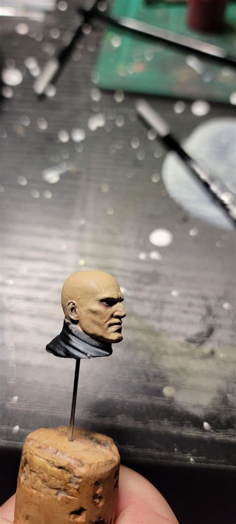 First Bust And First Face For Alpharius 40k Bust Lmk What You