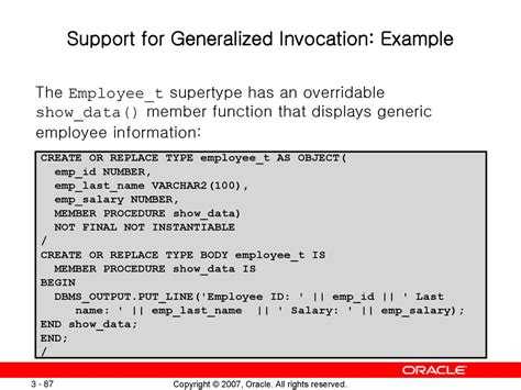 Introducing The Oracle Database G Sql And Pl Sql New Features Ppt