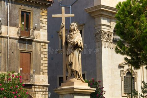 Sculptures and Architecture of Catania Sicily Stock Image - Image of piazza, marble: 134320569