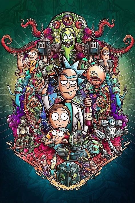 Rick And Morty Gangster Wallpaper