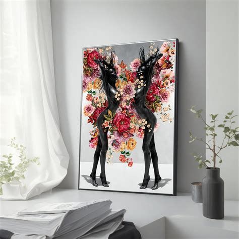 Sensual Nude Artwork Sexy Woman Pop Art Erotic Wall Art Sensual Decor Etsy