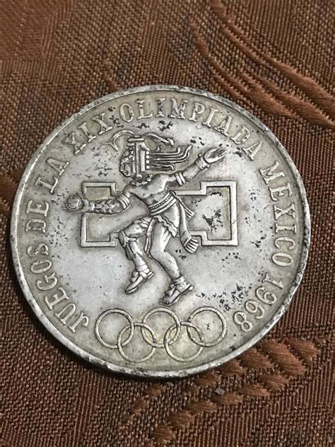 Moneda 25 Pesos Mexico 1968 Olimpiadas Meses Sin Intereses