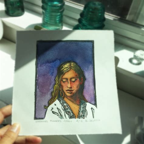 Figurative Linocut Print Nude Genre Scene Belinda Del Pesco