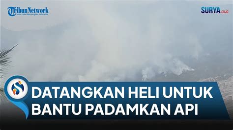 Kodim Probolinggo Berencana Datangkan Helikopter Untuk Bantu Pemadaman