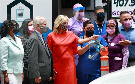 Pictures: First Lady Jill Biden, Dr. Anthony Fauci visit Covid-19 vax