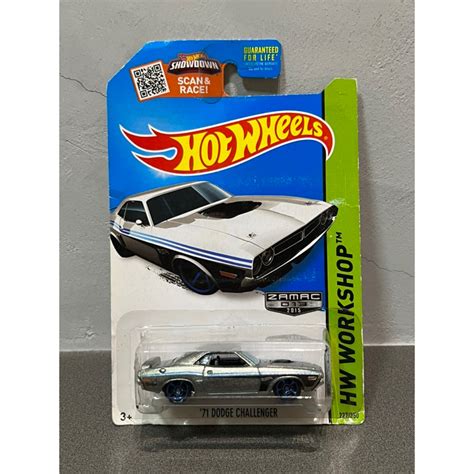 ZAMAC Hot Wheels 風火輪 Dodge Challenger 道奇 清漆 HW Workshop 蝦皮購物