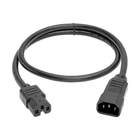 Tripp Lite Ft Computer Power Cord Cable C To C Heavy Duty A