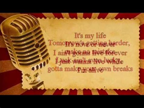 Bon Jovi It S My Life Karaoke Youtube