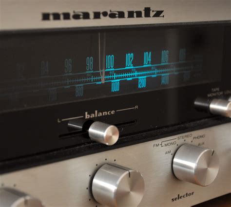 Marantz Receivers 1970s Fonts In Use