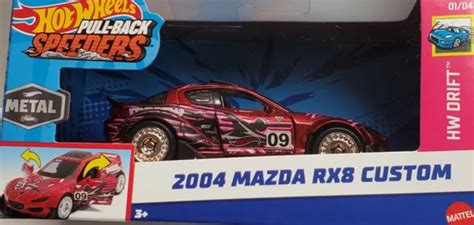 HOT WHEELS PULL BACK Speeders MAZDA RX personnalisé EUR PicClick FR
