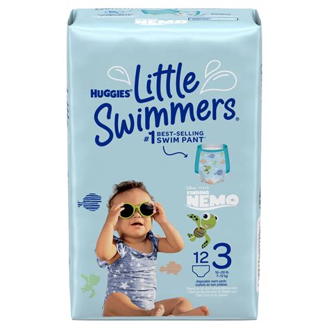 Huggies Little Swimmers Swim Diapers, Size 3 Small, 12 Ct - Walmart.com ...