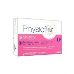 Physioflor LP Probiotique Naturel Flore Vaginale x2 Comprimés Vaginaux