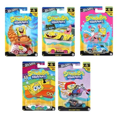 Hot Wheels Bob Esponja Colección Spongebob Squarepants Blister X1 HOT WHEELS falabella