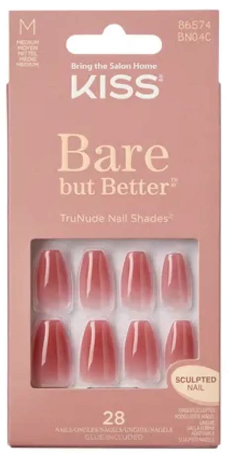 Kiss Bare But Better Nails Nude Nude Set Oh Feliz Onlineshop