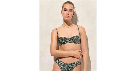 J Crew Balconette Underwire Bikini Top In Brown Lyst