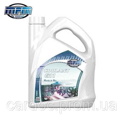 Купить Антифриз MPM G11 -38°C сине-зеленый 5л 83005C, цена 809 грн ...