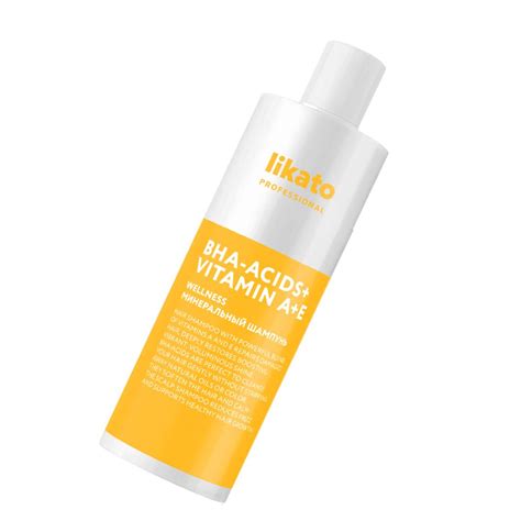 Шампунь для волос Likato Professional BHA-Acids + Vitamin A+E "Wellness ...