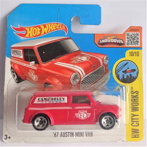 Hot Wheels Austin Mini Van Hw City Works Allegro Pl