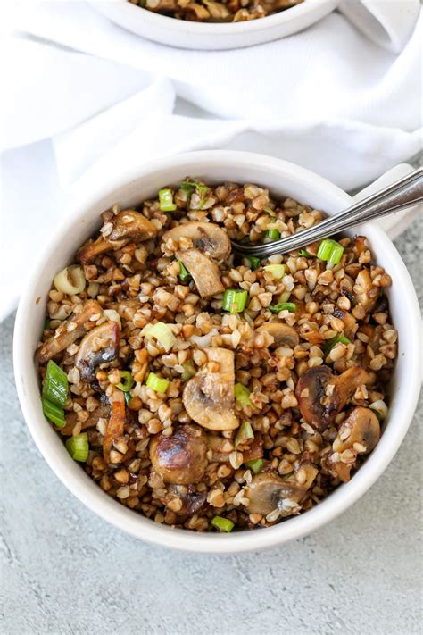 Buckwheat With Mushrooms Momsdish