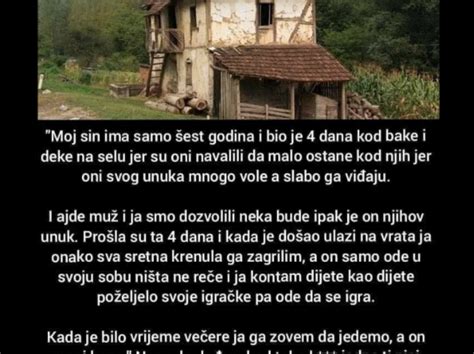 Moj Sin Je Bio Kod Babe I Dede Na Selu Ludujemo INFO